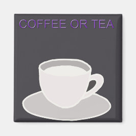 Íman Café ou Tea Magnet - Magneta de cozinha