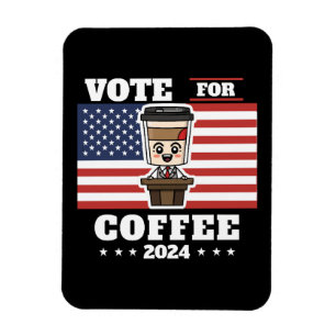 Íman Café para presidente, vote no café