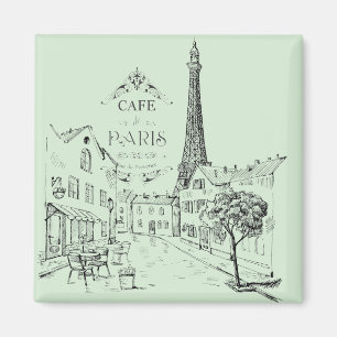 Íman Café Paris Magnet