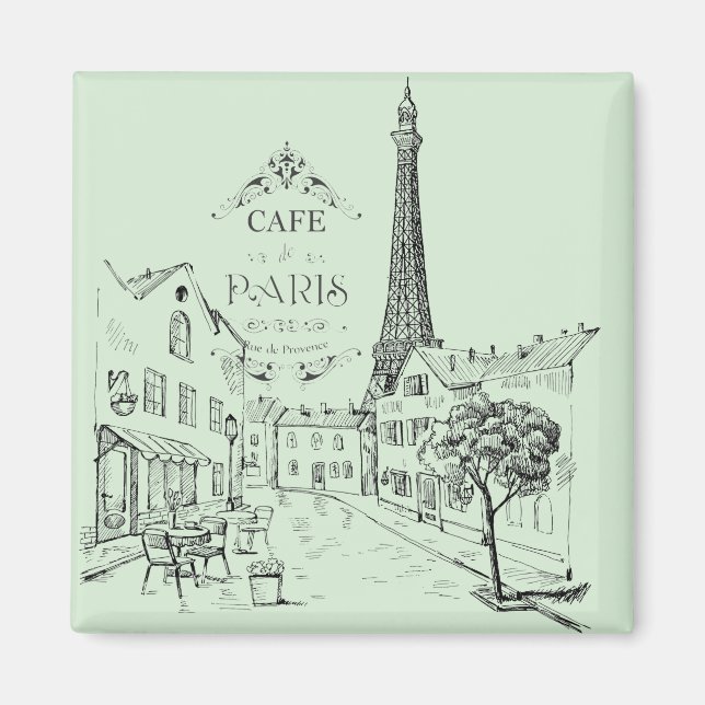 Íman Café Paris Magnet (Frente)