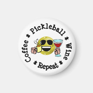 Íman Café, Pickleball, Vinho, Repetir Viciado em Pickle