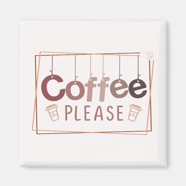 Íman Café, por favor (Frente)