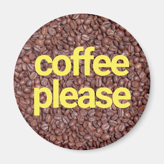 Íman Café, por favor (Frente)