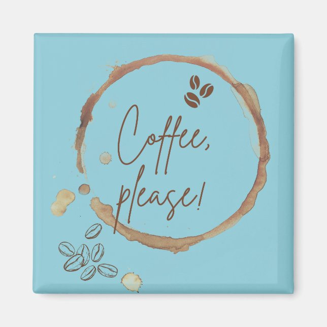 Íman Café, por favor (Frente)