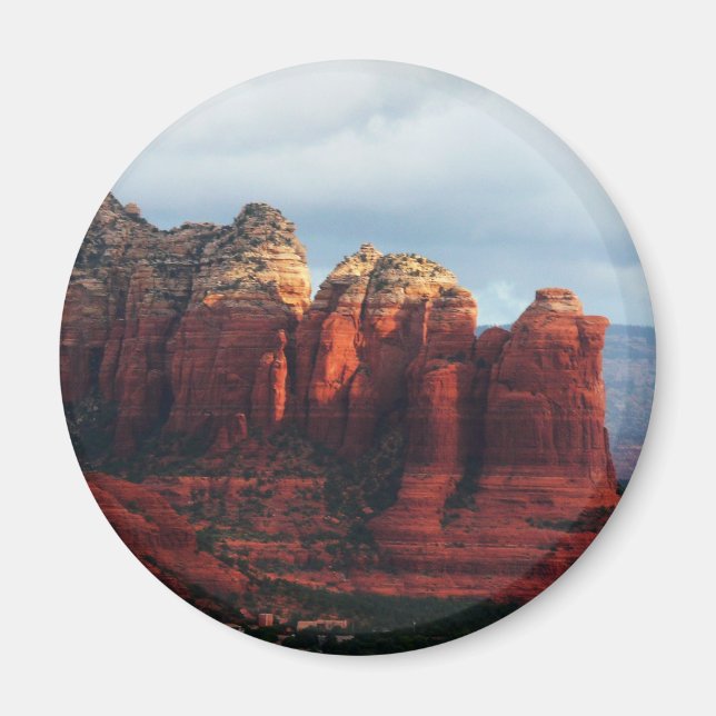 Íman Café Pot Rock Nublado em Sedona Arizona (Frente)