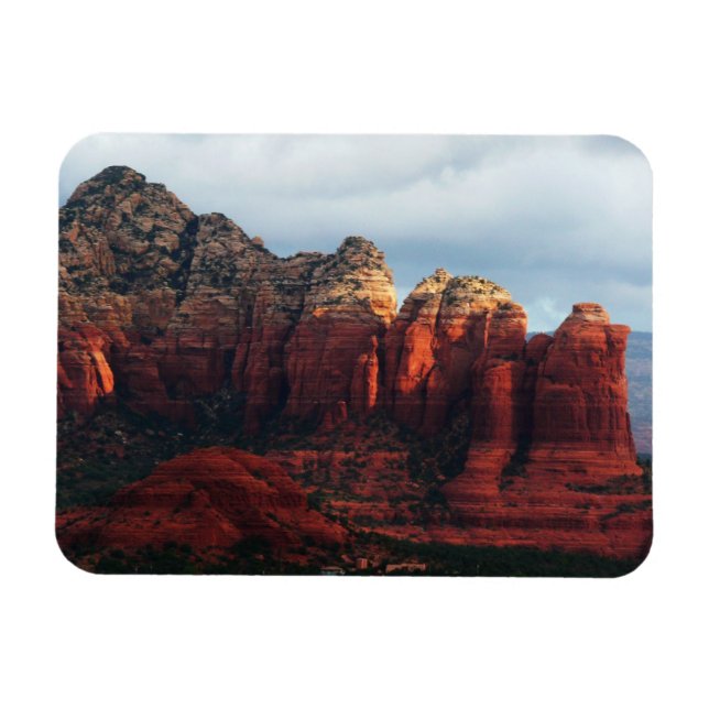 Íman Café Pot Rock Nublado em Sedona Arizona (Horizontal)