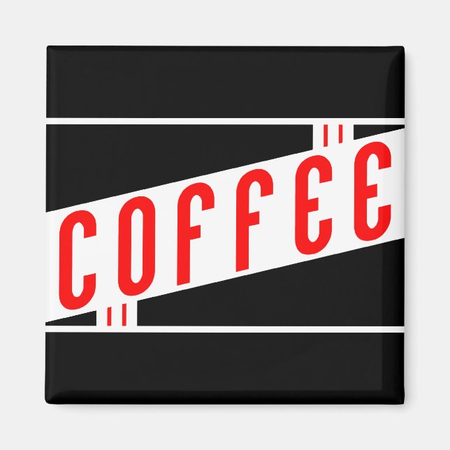 Íman café retrô (Frente)