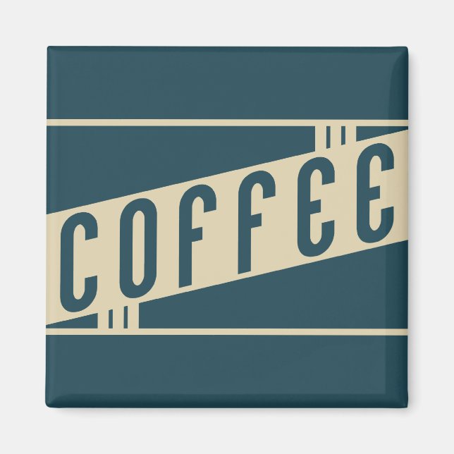Íman café retrô (Frente)