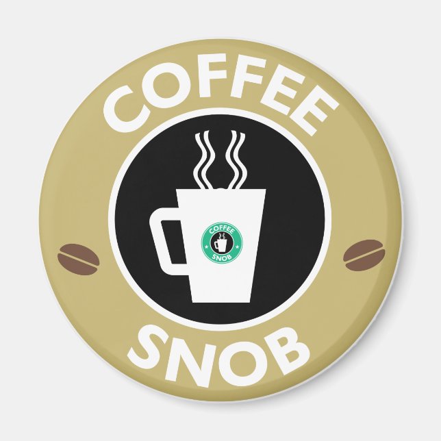 Íman Café Snob, Café Humor (Frente)