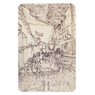 Íman Cafe Terrace à Noite, Belas Artes, Van Gogh