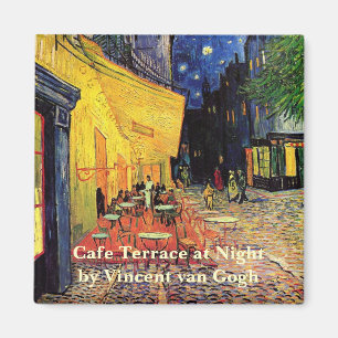 Íman Café Terrace à noite por Vincent van Gogh