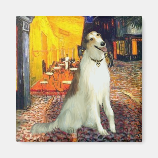Íman Café Terrace - Borzoi (Frente)