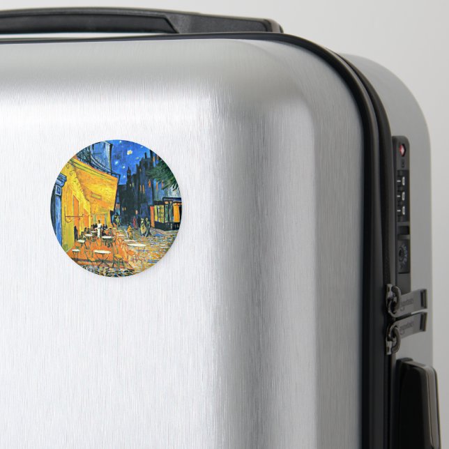 Íman Cafe Terrace by Vincent van Gogh, (In Situ (Luggage))