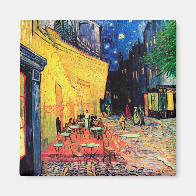 Íman Cafe Terrace na Noite, Vincent van Gogh, 1888 (Frente)