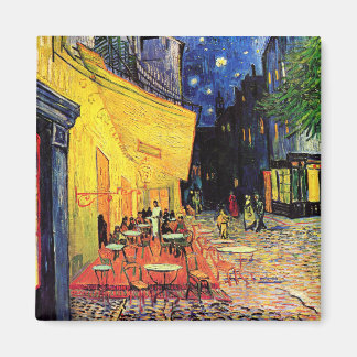 Íman Café Terrace no Place du Forum, Arles à Noite
