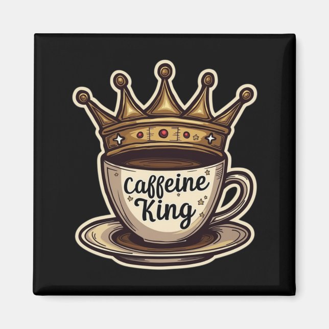 Íman Cafeine King - Coroa De Café (Frente)