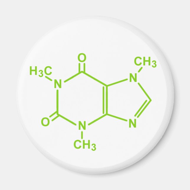 Íman Caffeine Molecule (Frente)