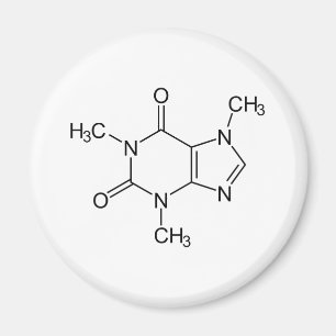 Íman Caffeine Molecule Chemistry Átomos de café