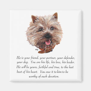 Íman Cairn Terrier de Recordação - Macho