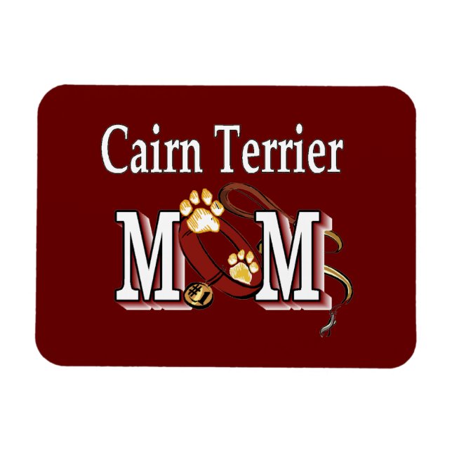 Íman Cairn Terrier Dog MOM (Horizontal)