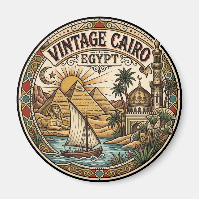 Íman Cairo Antigo Egito (Frente)