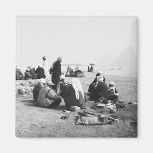 Íman Cairo Egito, Camel Jockeys Giza Pirâmides (NR) 2