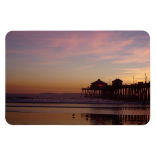 Íman Cais de Huntington Beach no ímã de Flexi do por