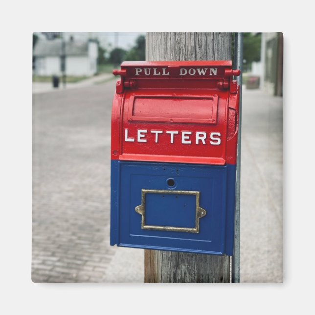 Íman Caixa de Correio Vintage (Frente)
