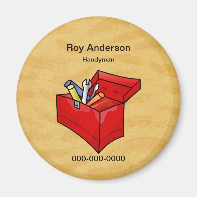 Íman Caixa de ferramentas: Handyman Modelo (Frente)