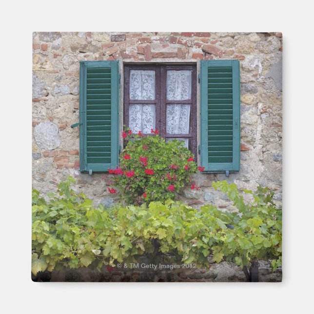 Íman Caixa de flores na janela (Frente)