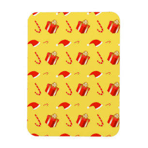 Íman Caixa de presentes de Natal Cana de chocolate