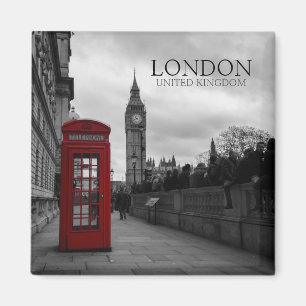 Íman Caixa de telefone vermelha em Londres, Reino Unido