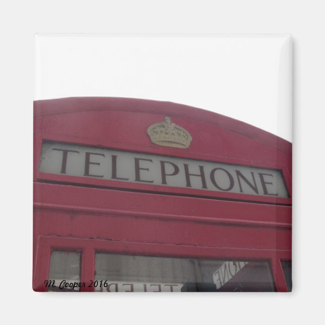 Íman Caixa telefônica de Londres (Frente)