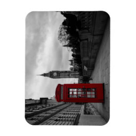 Íman Caixa vermelha de telefone no ímã retangular de Lo