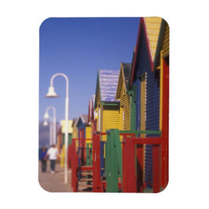 Íman Caixas de Banhos de Muizenburg, perto de Capetown,