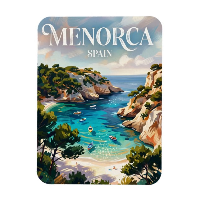 Íman Cala Macarella Espanha (Vertical)