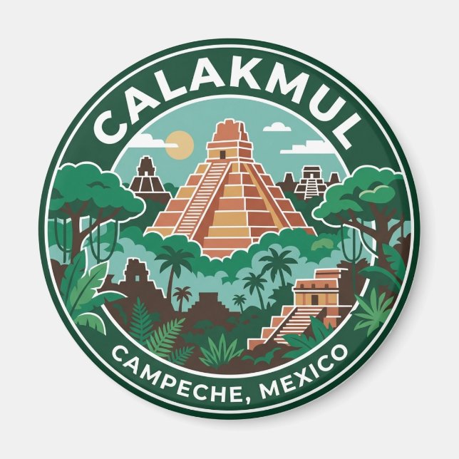 Íman Calakmul México (Frente)