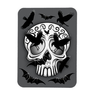 Íman Calaveras Decorativas do Halloween