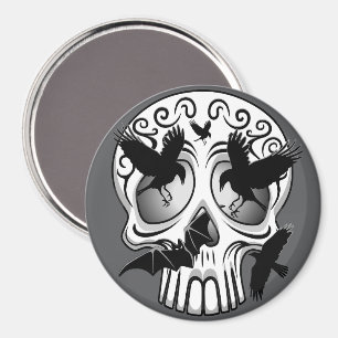 Íman Calaveras Decorativas do Halloween