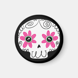 Íman Calaverita Dia dos Mortos do Crânio do Açúcar