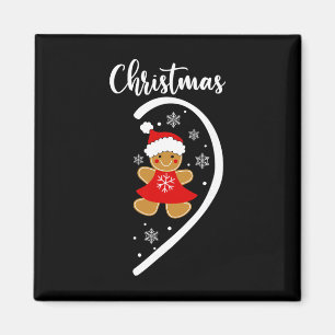 Íman Calça de Natal Combinando Natal Feliz Preto Crew N