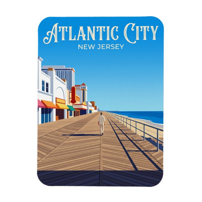 Íman Calçada de Atlantic City EUA (Vertical)