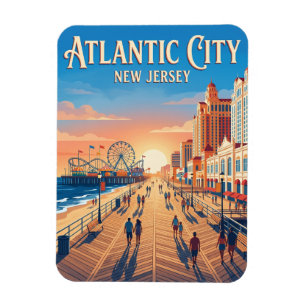 Íman Calçada de Atlantic City EUA