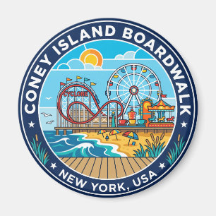 Íman Calçada de Coney Island EUA