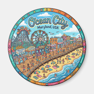 Íman Calçada de Ocean City, Ocean City Maryland