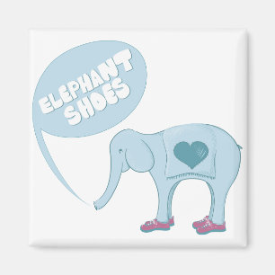 Íman Calçados do elefante