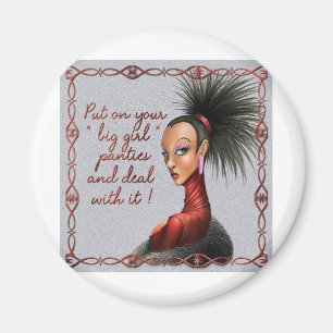 Íman calcinha de menina grande