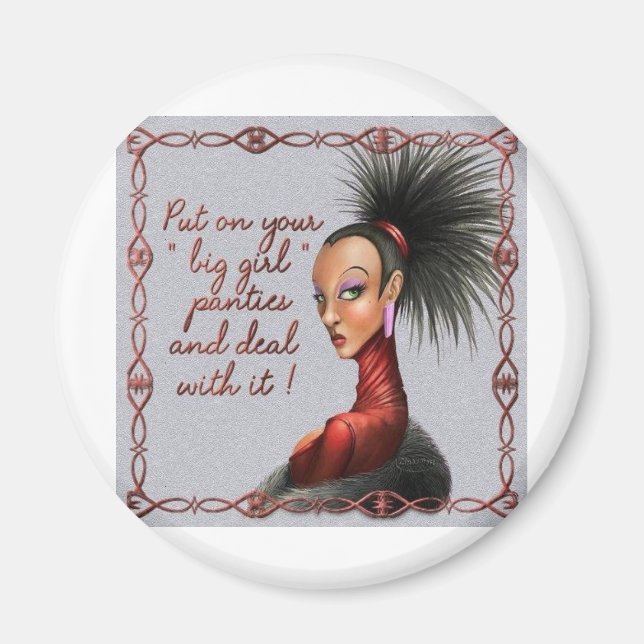 Íman calcinha de menina grande (Frente)