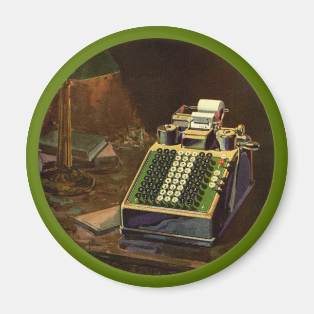 Íman Calculadora Contadora Comptometer Empresarial Vint (Frente)