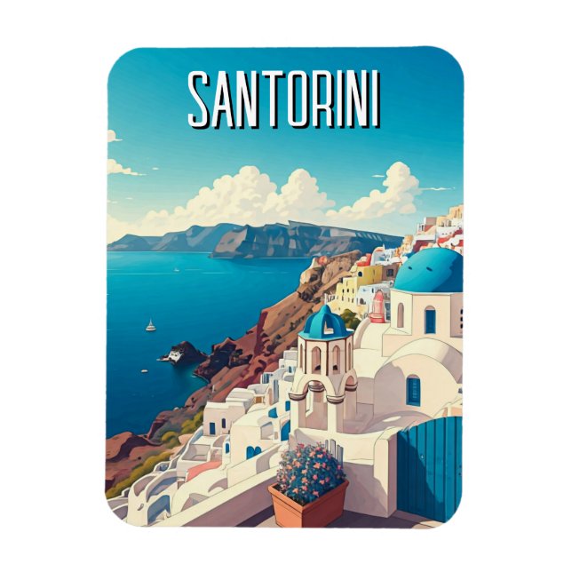Íman Caldera View Santorini Grécia Cyclades Viagem (Vertical)